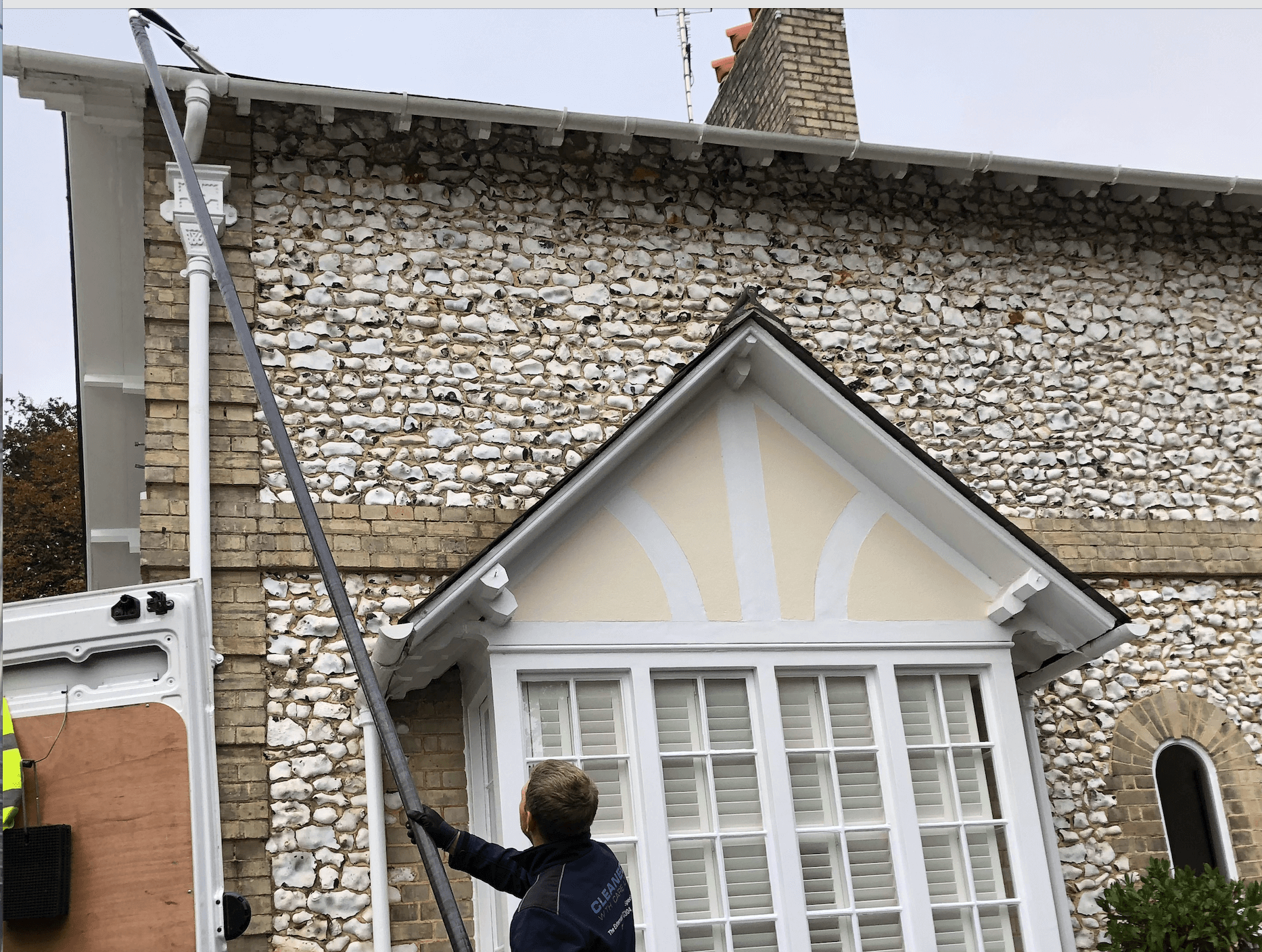 Professional gutter cleaning tools and equipment used by The Roof Moss Cleaners in Guildford